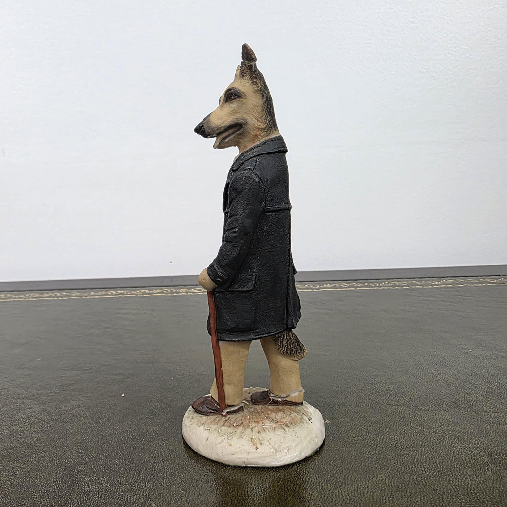 Vintage Country Companions Dog Gentleman Figurine | Robert Harrop England Collectible Resin Animal Ornament Decor
