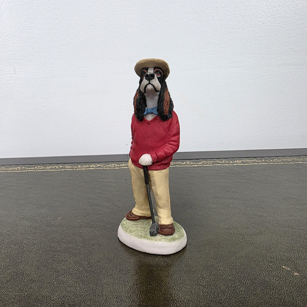 American Cocker Dog Figurine Country Companions Robert Harrop CC38 Vintage British Decor Sculpture