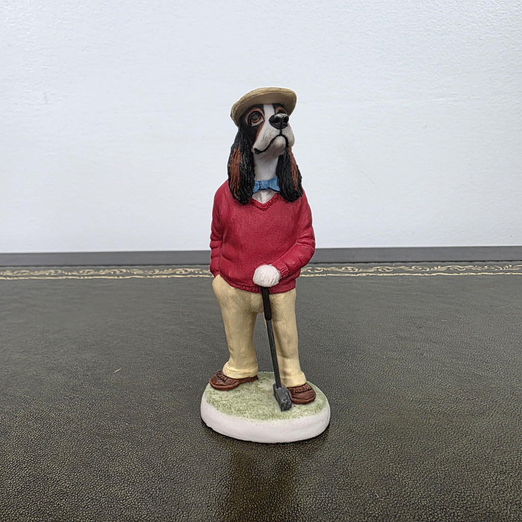 American Cocker Dog Figurine Country Companions Robert Harrop CC38 Vintage British Decor Sculpture