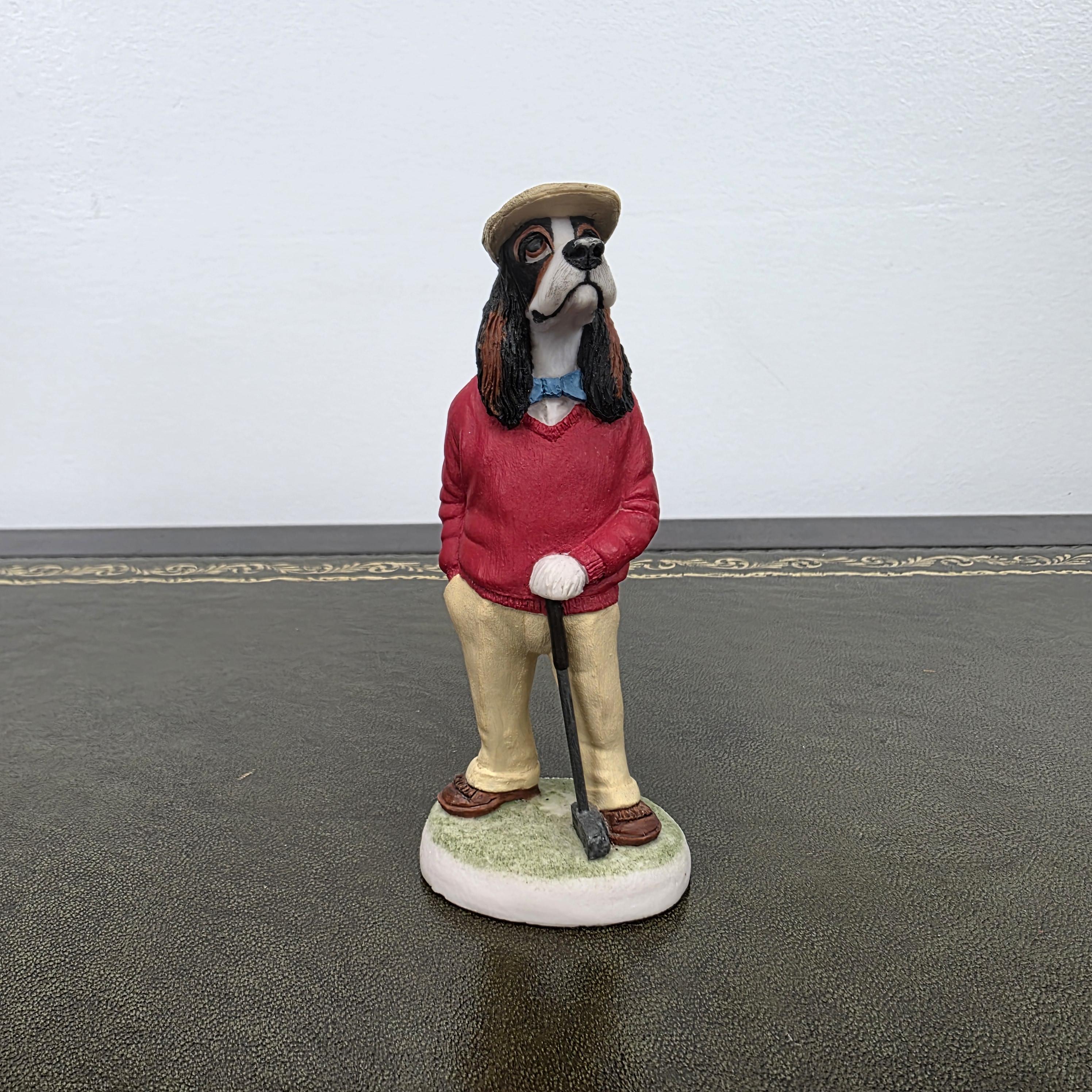 American Cocker Dog Figurine Country Companions Robert Harrop CC38 Vintage British Decor Sculpture