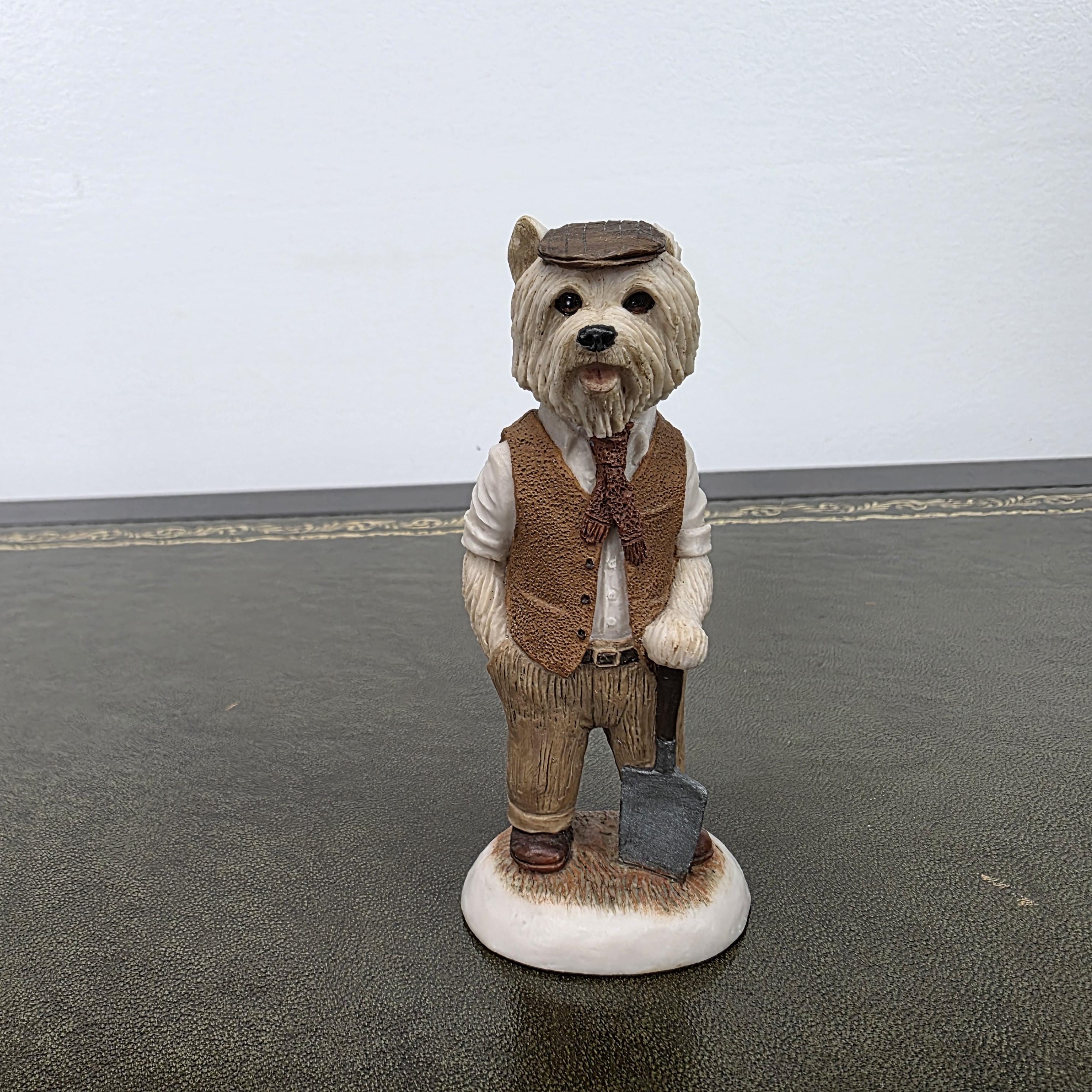 Terrier Dog Figurines Country Companions Robert Harrop CC23a CC25b CC25e Vintage Resin Collectible Set
