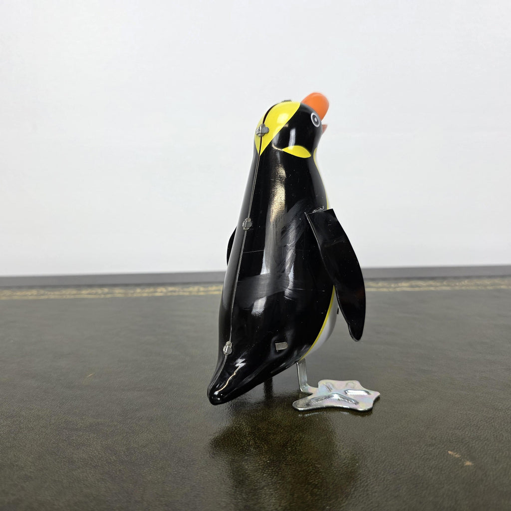 Vintage Wind Up Penguin Tin Toy | Boxed Collectable Display Piece | Made in China 1980s