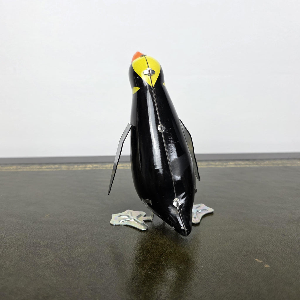 Vintage Wind Up Penguin Tin Toy | Boxed Collectable Display Piece | Made in China 1980s