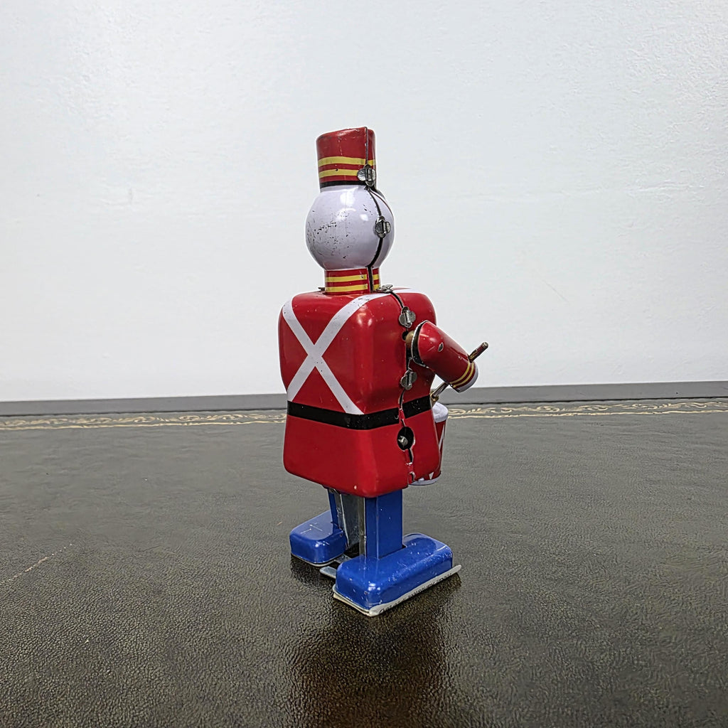 MS 250 Wind Up Robot Drummer Tin Toy | Collectable Mechanical Figure | Boxed Vintage Decor