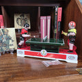 Wind Up Table Tennis Tin Toy MS358 | Playing Ping Pong Mechanical | BoxedCave Display Piece