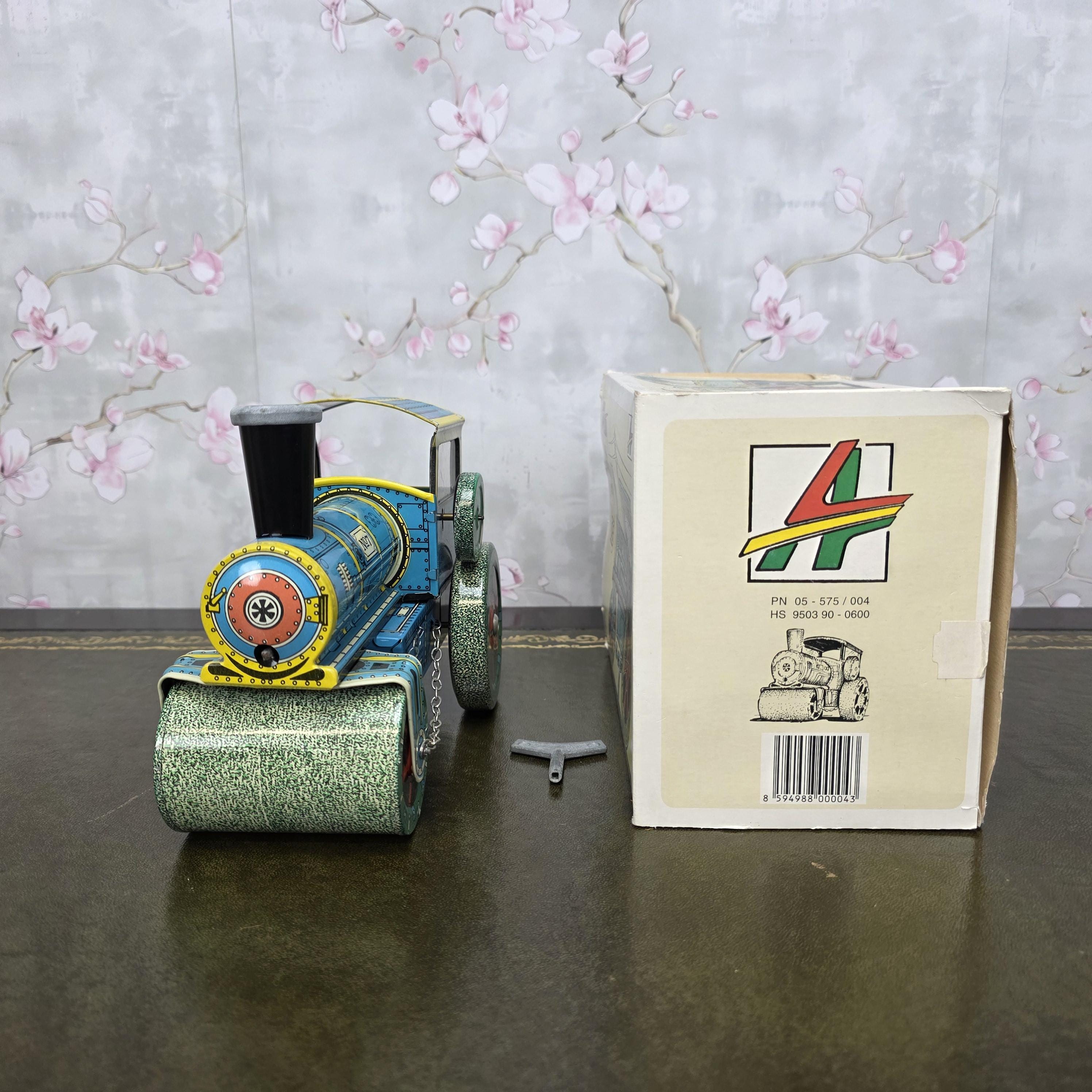 Vintage Tin Wind Up Road Roller Toy | KOVAP Retro 1927 | Made in Czech Republic