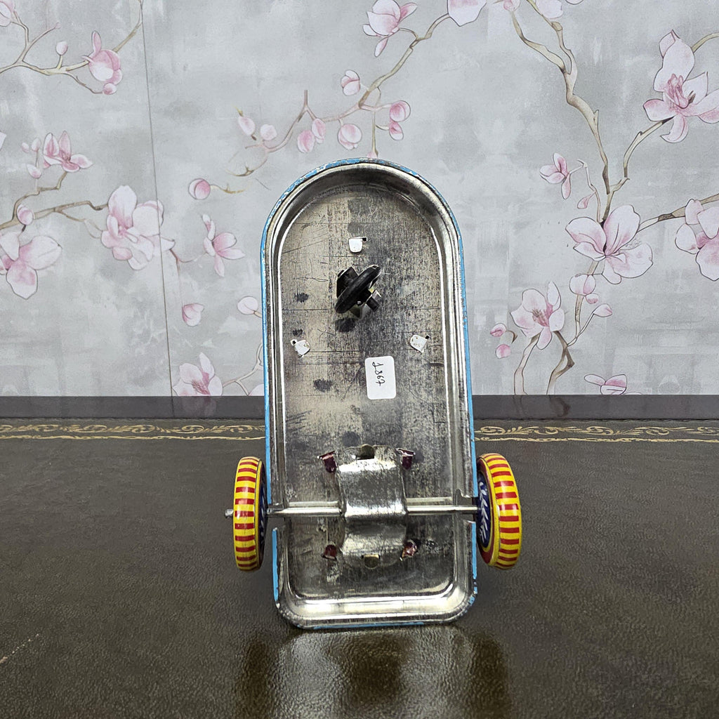 Vintage Tin Wind Up Panda Drummer MS565 Mechanical Toy With Original Box 1960s Collectible