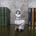 Nao by Lladro Girl with Puppy Figurine | Hand Made Spain Porcelain Vintage 1980s Collectible