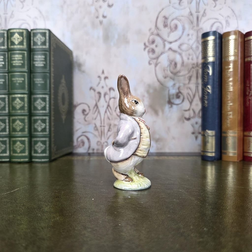 Royal Albert Mr Benjamin Bunny Figurine | 1985 Beatrix Potter Bone China Figure Classic Storybook