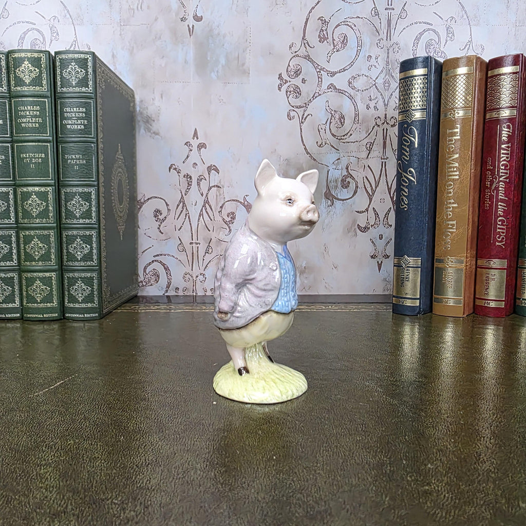 Royal Albert Pigling Bland Figurine Beatrix Potter | 1989 English Bone China | Boxed Collectible Figure
