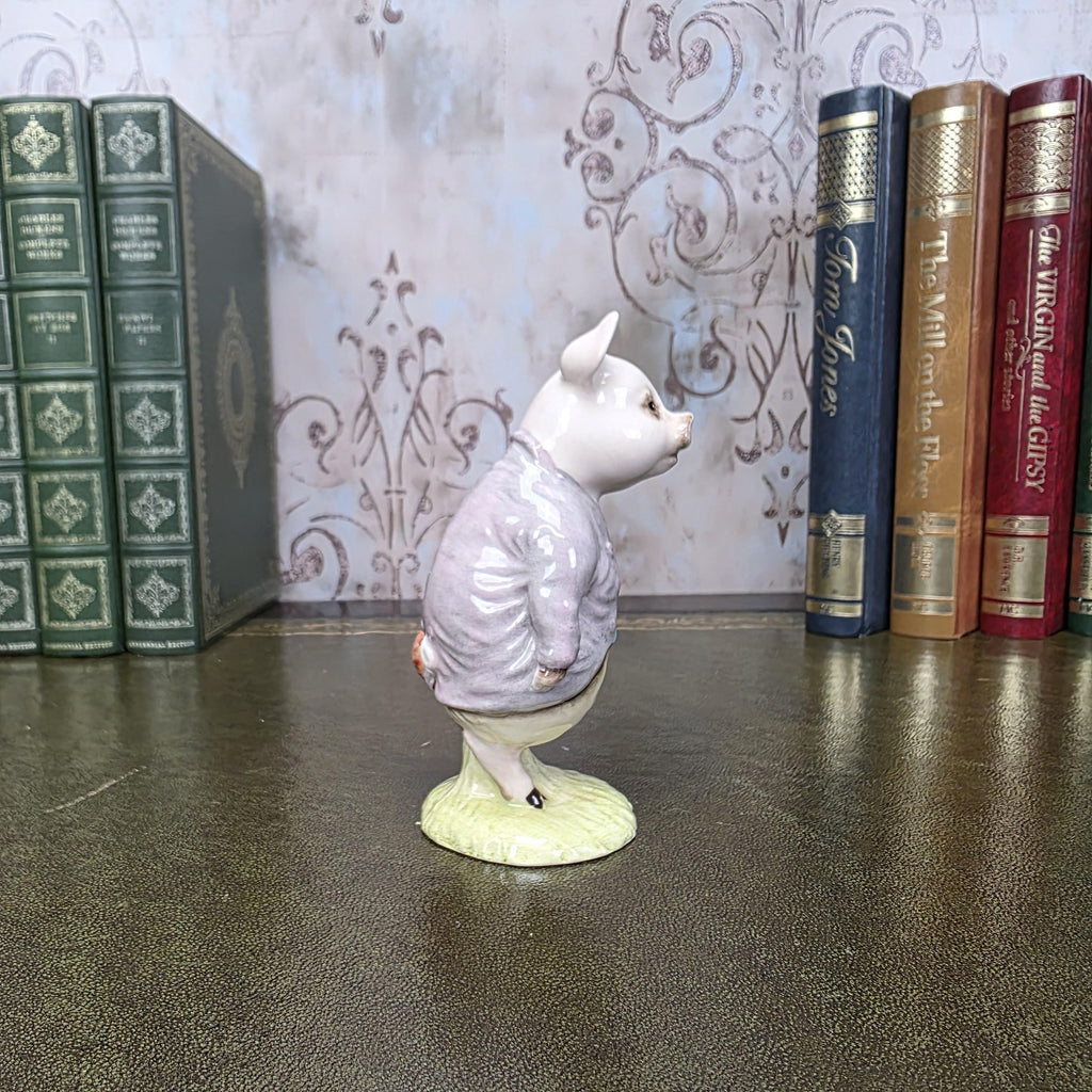 Royal Albert Pigling Bland Figurine Beatrix Potter | 1989 English Bone China | Boxed Collectible Figure