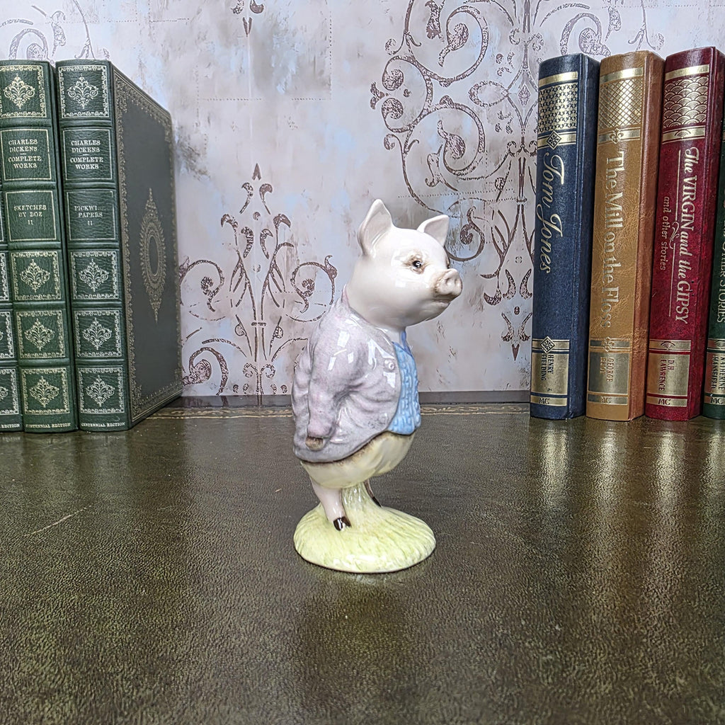 Royal Albert Pigling Bland Figurine Beatrix Potter | 1989 English Bone China | Boxed Collectible Figure