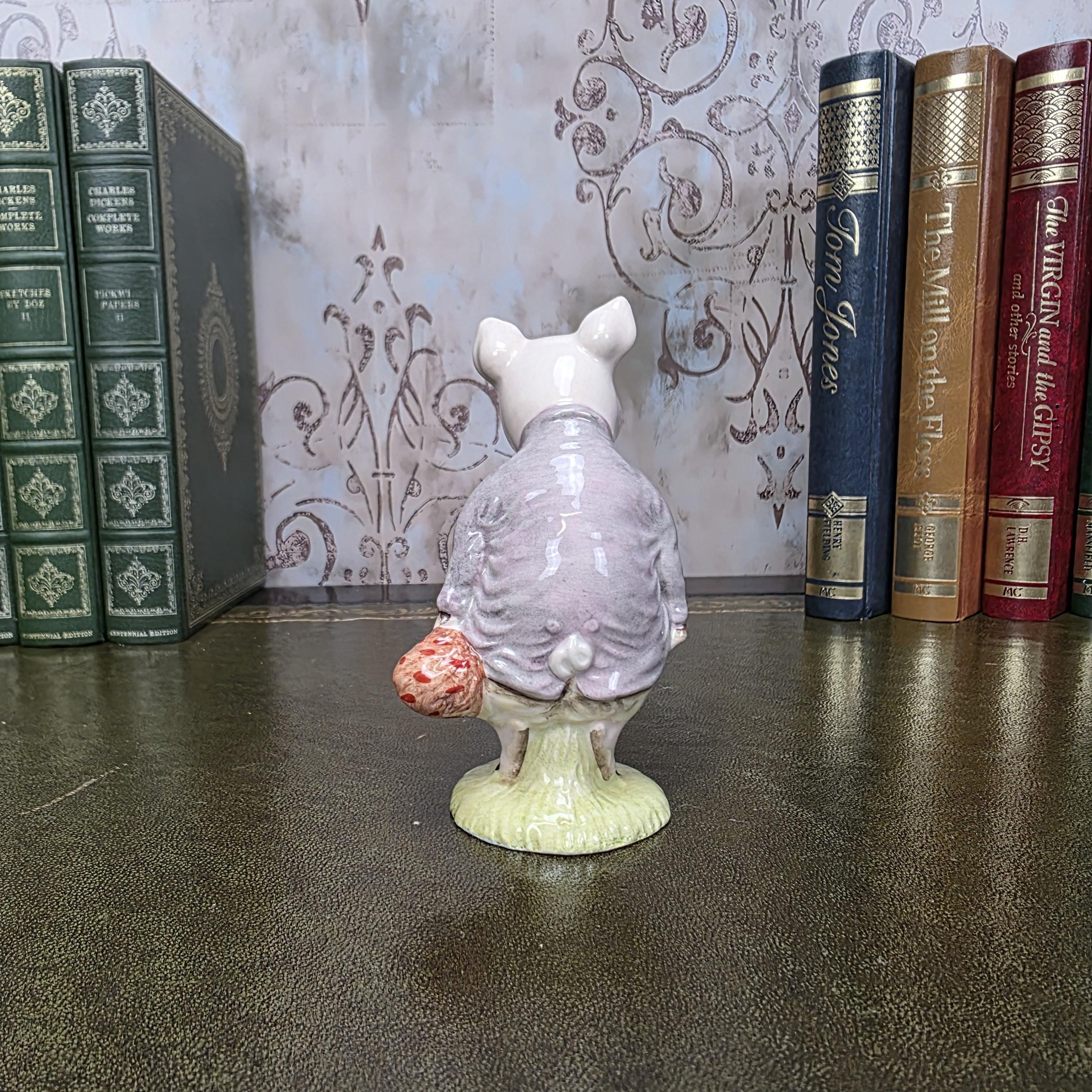 Royal Albert Pigling Bland Figurine Beatrix Potter | 1989 English Bone China | Boxed Collectible Figure