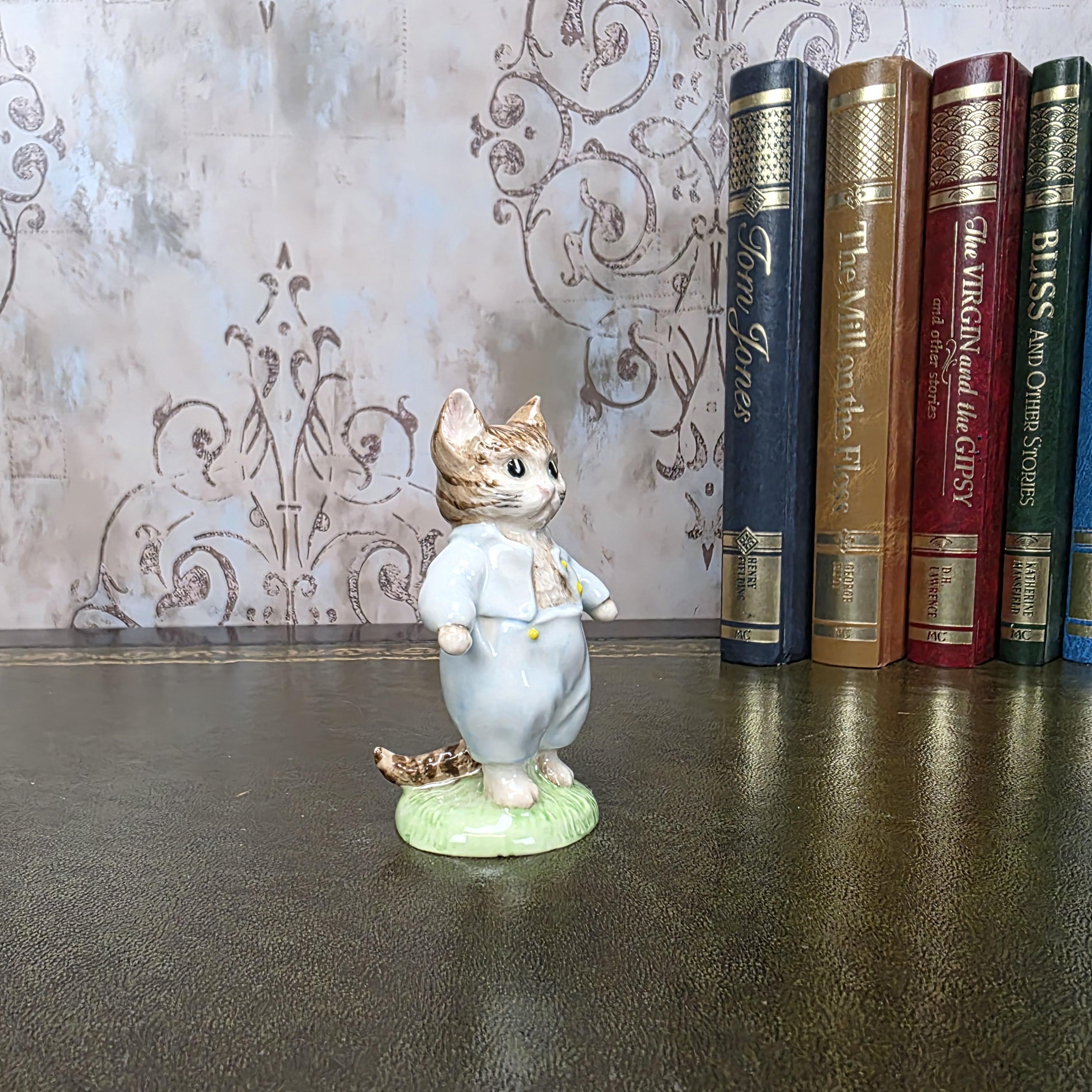Royal Albert Tom Kitten Figurine Beatrix Potter | 1989 English Bone China | Boxed Collectible Figure