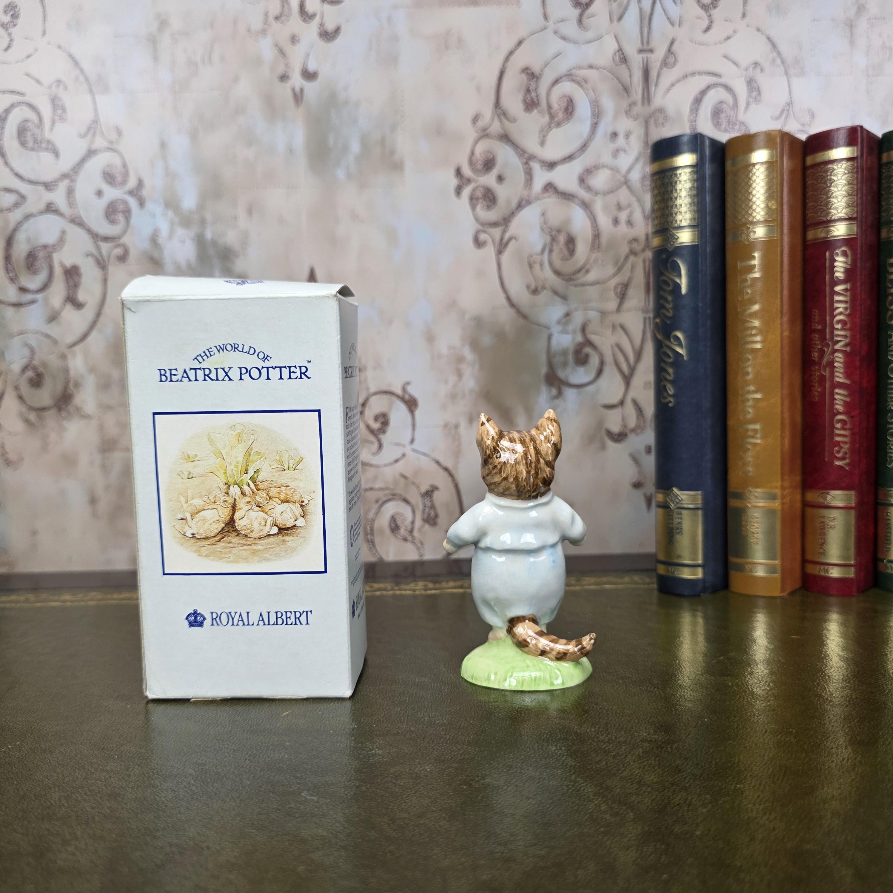 Royal Albert Tom Kitten Figurine Beatrix Potter | 1989 English Bone China | Boxed Collectible Figure