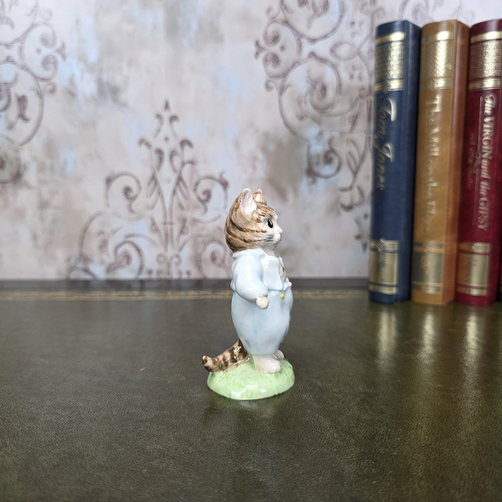 Royal Albert Tom Kitten Figurine Beatrix Potter | 1989 English Bone China | Boxed Collectible Figure