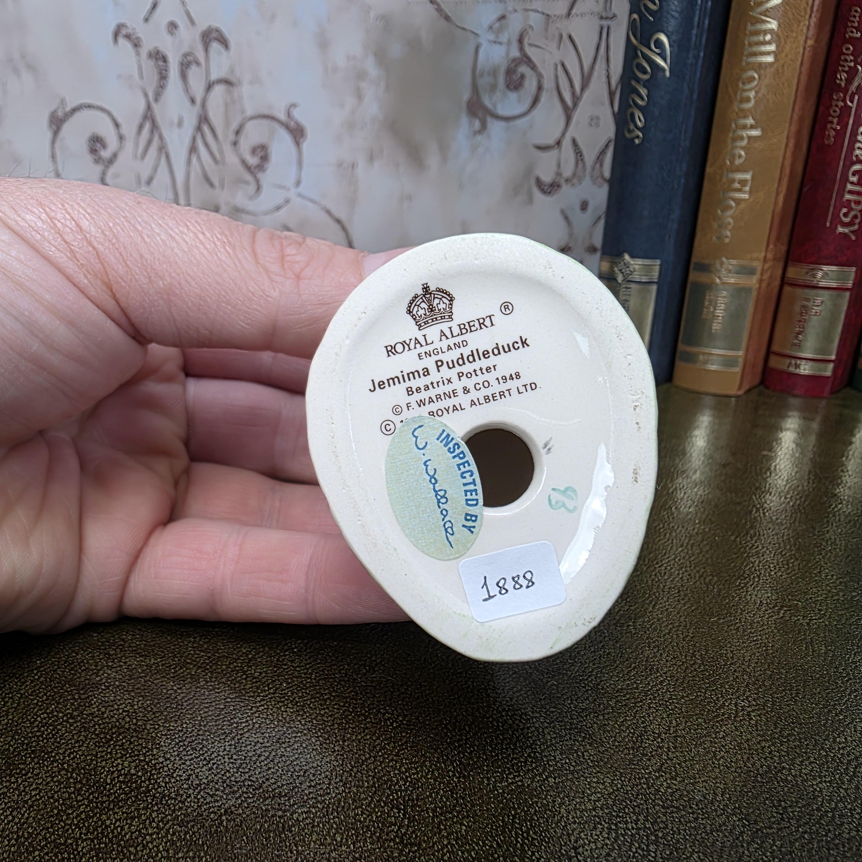 Royal Albert Jemima Puddleduck Figurine 1989 Beatrix Potter Bone China Boxed England Collectors Piece