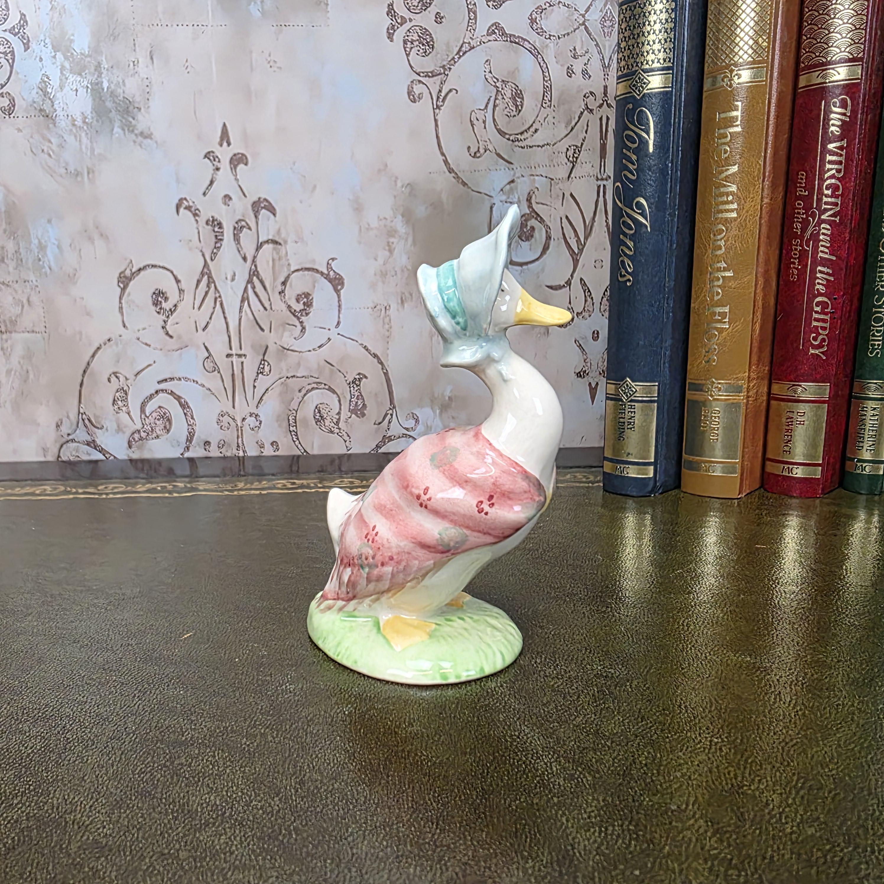 Royal Albert Jemima Puddleduck Figurine 1989 Beatrix Potter Bone China Boxed England Collectors Piece