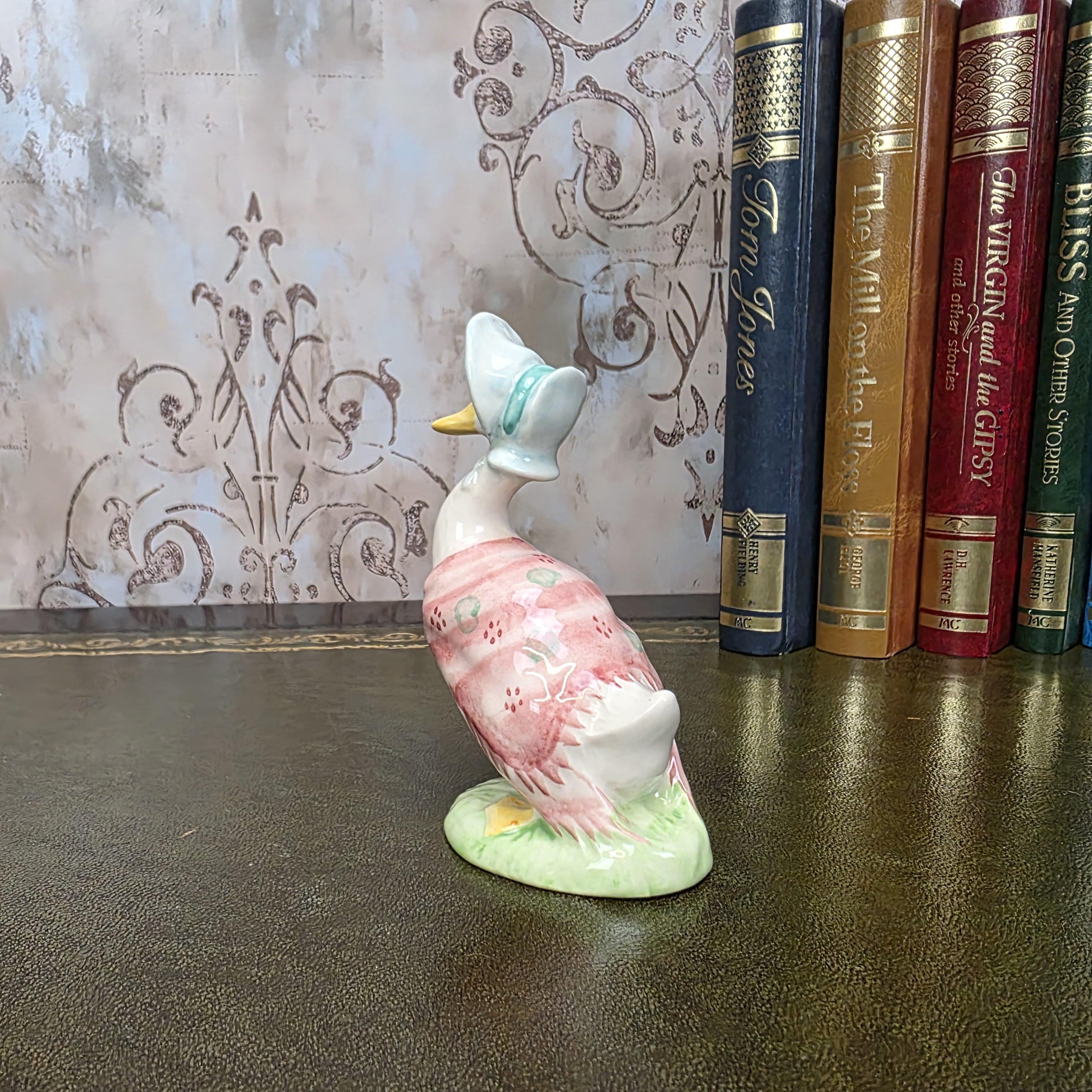 Royal Albert Jemima Puddleduck Figurine 1989 Beatrix Potter Bone China Boxed England Collectors Piece