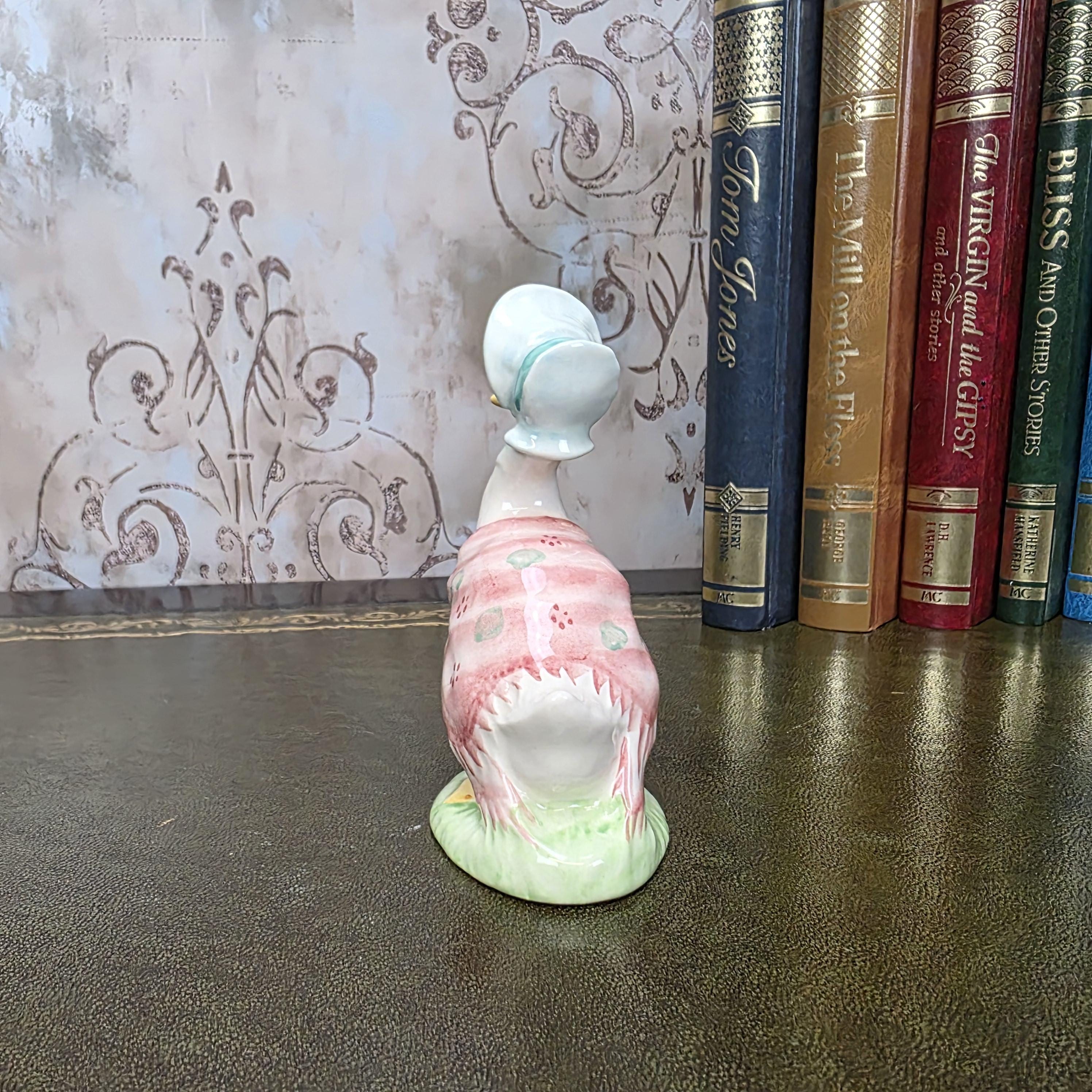 Royal Albert Jemima Puddleduck Figurine 1989 Beatrix Potter Bone China Boxed England Collectors Piece