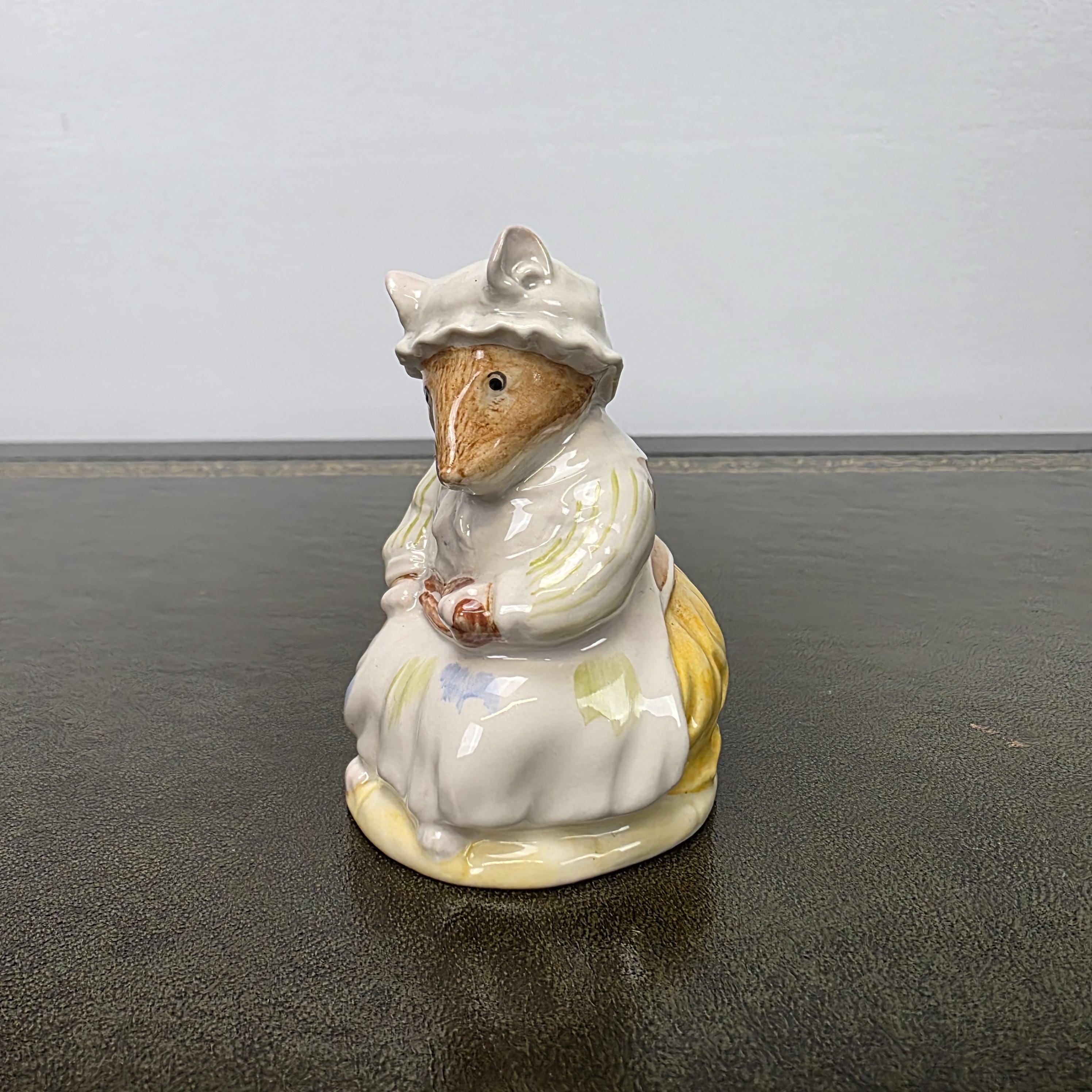 Royal Doulton Brambly Hedge Lily Weaver Mouse Figurine | 1988 Porcelain Collectible