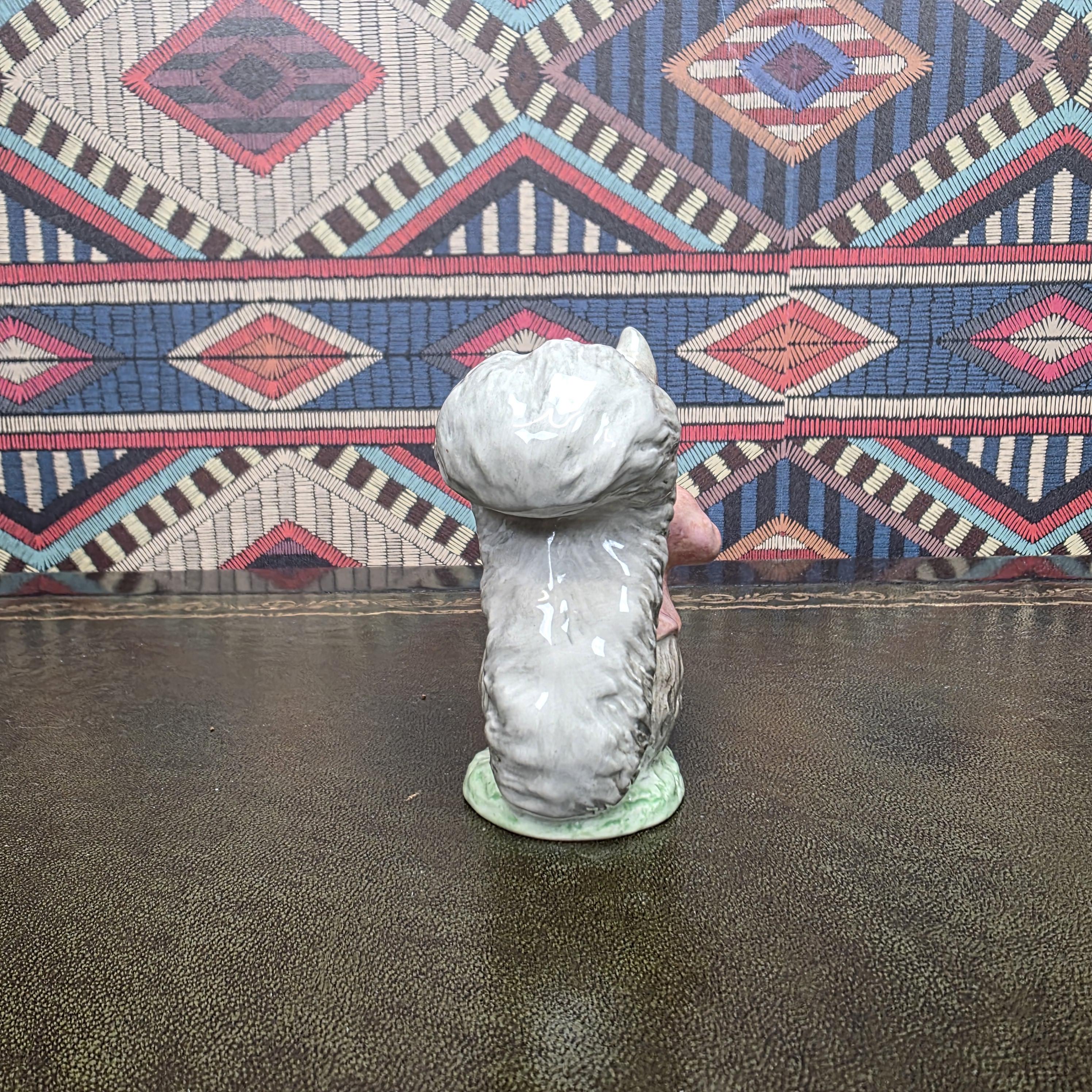 Timmy Tiptoes Bunnykins Figurine Royal Albert Beatrix Potter Porcelain Squirrel Figure Vintage Nursery Collectible