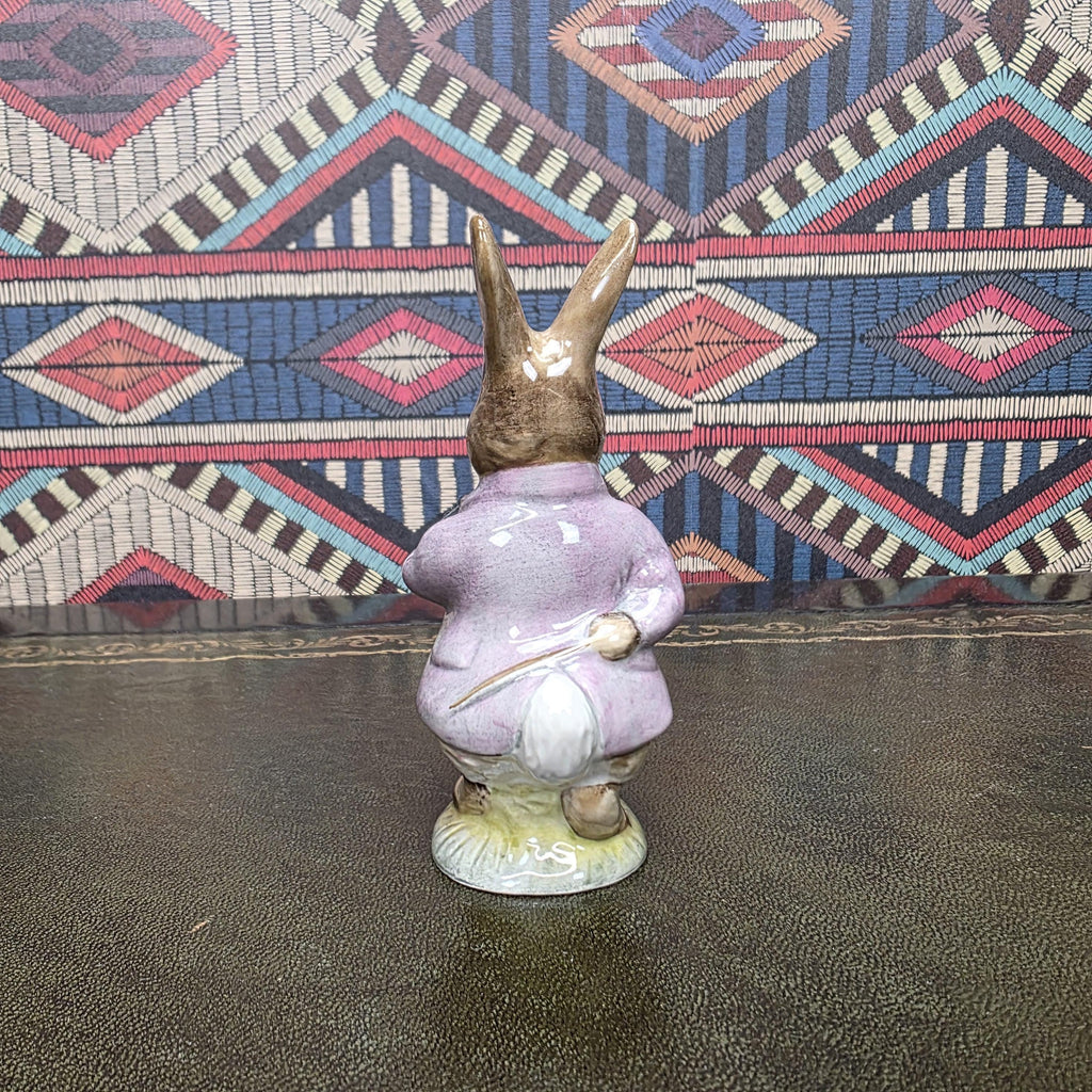 Royal Albert Benjamin Bunny Figurine Beatrix Potter Porcelain Rabbit Figure Peter Rabbit Character Collectible
