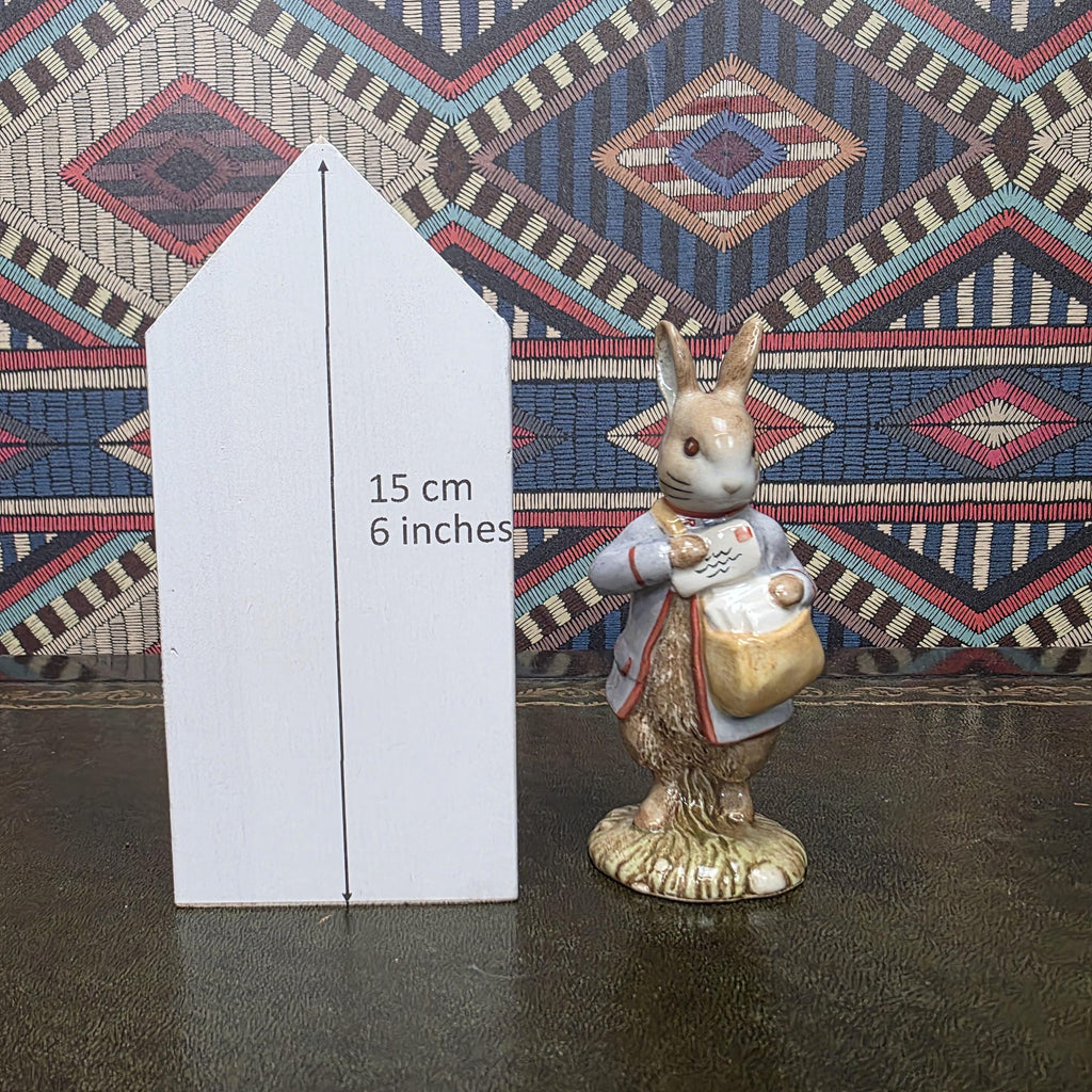 Beswick Peter with Postbag Figurine Beatrix Potter 1996 Royal Doulton Bunny Statue Peter Rabbit