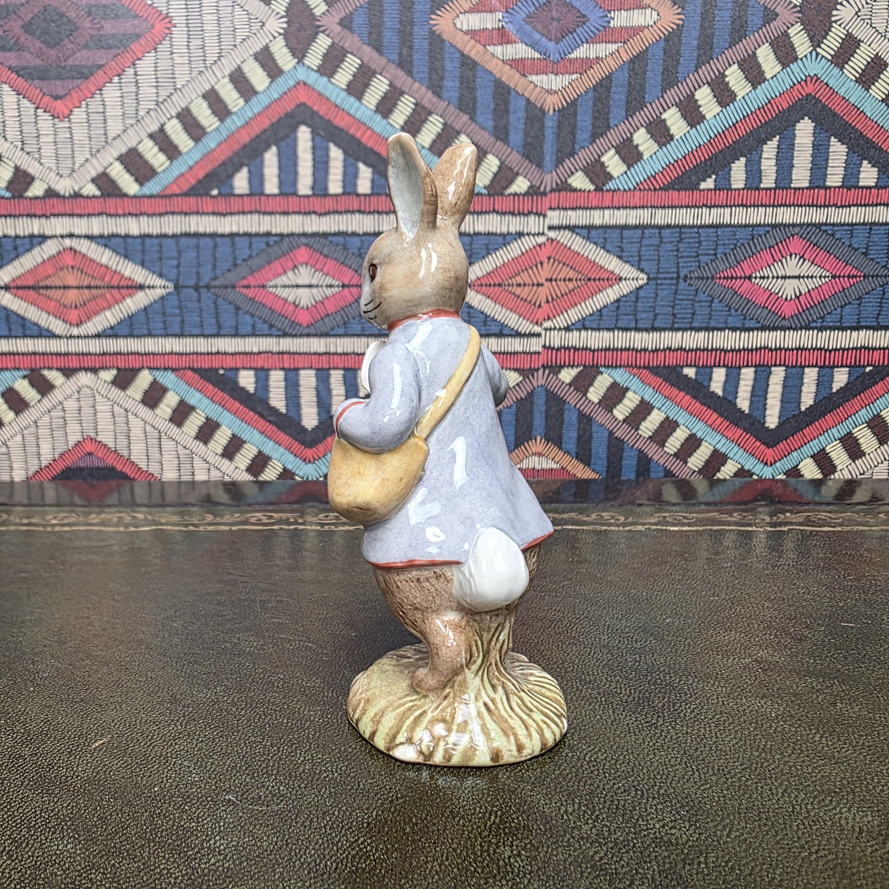 Beswick Peter with Postbag Figurine Beatrix Potter 1996 Royal Doulton Bunny Statue Peter Rabbit