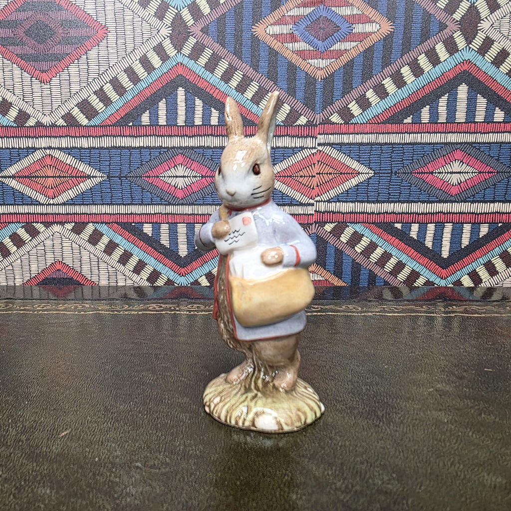 Beswick Peter with Postbag Figurine Beatrix Potter 1996 Royal Doulton Bunny Statue Peter Rabbit