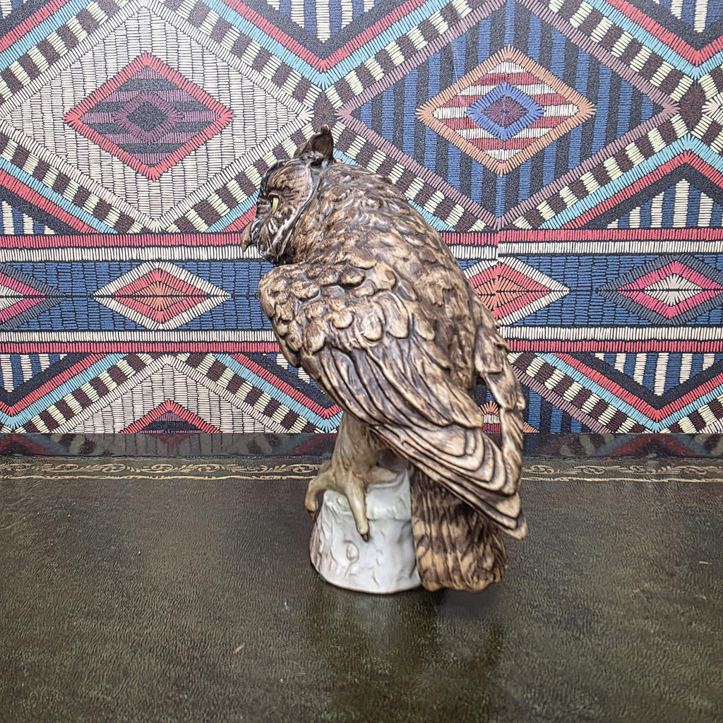 Hummel Screech Owl Figurine CV99 1969 Goebel West Germany Ceramic Woodland Bird Sculpture Vintage