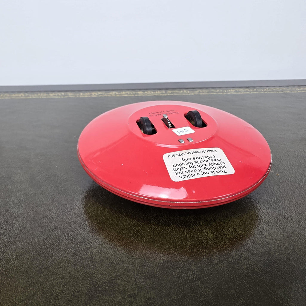 Vintage Schylling Saucer Z 1 UFO Tin Toy 1998 Limited Edition Friction Space Collectible