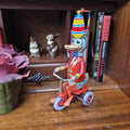 Vintage Wind Up Duck on Tricycle Tin Toy | Made in Western Germany | Boxed Working