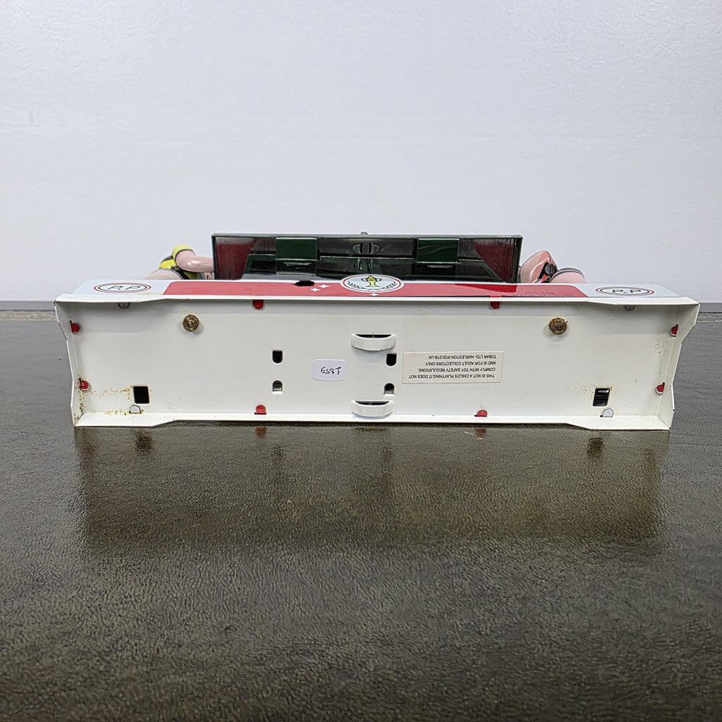 Wind Up Table Tennis Tin Toy MS358 | Playing Ping Pong Mechanical | BoxedCave Display Piece
