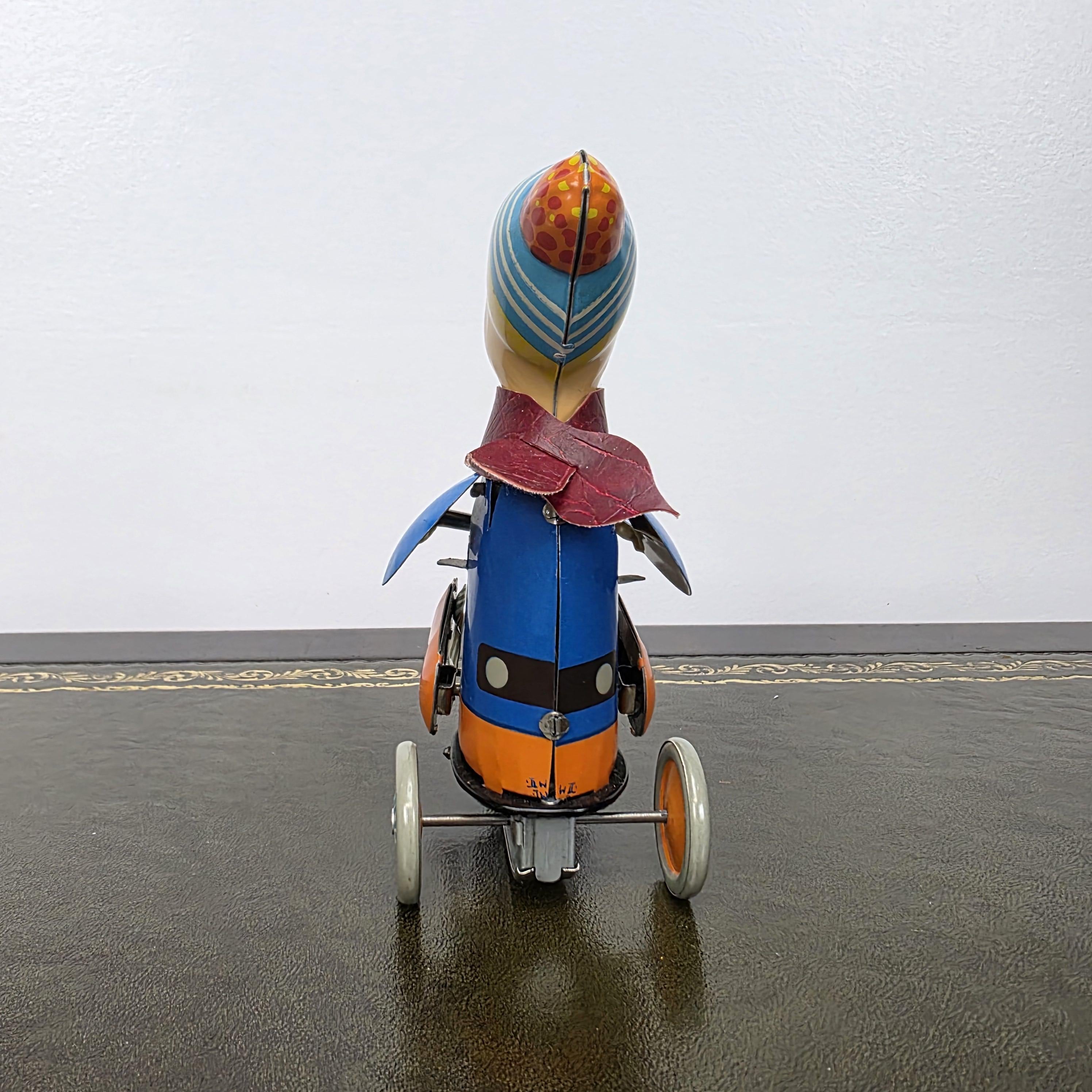 Kovap Retro Boy on a Tricycle Wind Up Tin Toy | Boxed Clockwork Model Czech Collectors