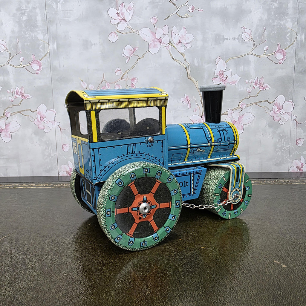 Vintage Tin Wind Up Road Roller Toy | KOVAP Retro 1927 | Made in Czech Republic