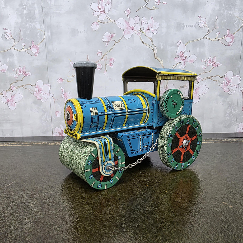 Vintage Tin Wind Up Road Roller Toy | KOVAP Retro 1927 | Made in Czech Republic