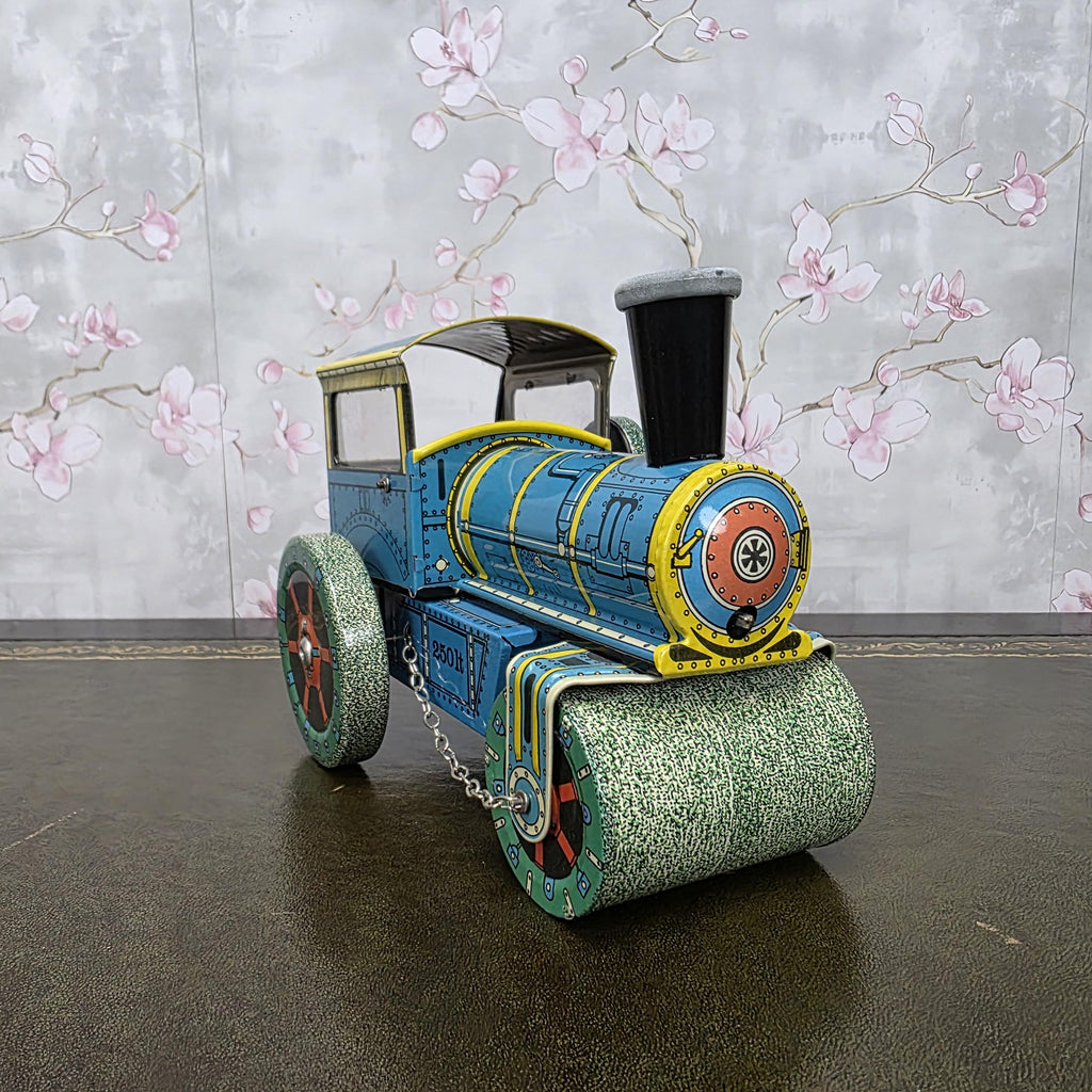 Vintage Tin Wind Up Road Roller Toy | KOVAP Retro 1927 | Made in Czech Republic