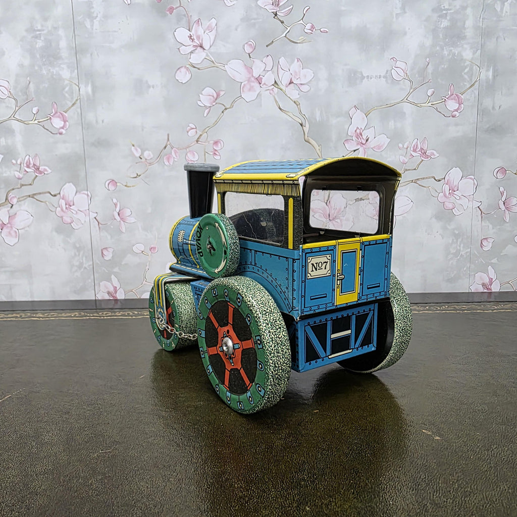 Vintage Tin Wind Up Road Roller Toy | KOVAP Retro 1927 | Made in Czech Republic
