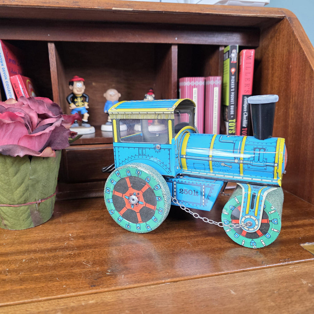 Vintage Tin Wind Up Road Roller Toy | KOVAP Retro 1927 | Made in Czech Republic