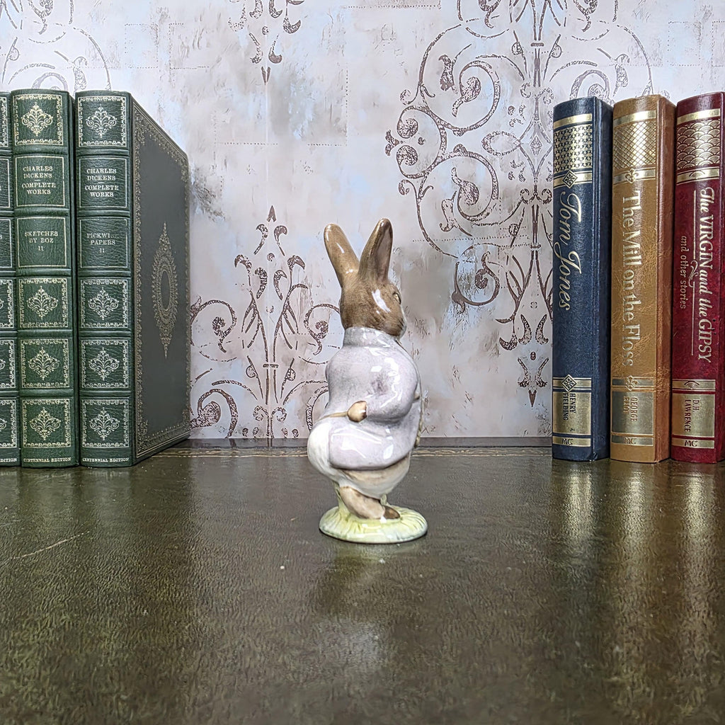 Royal Albert Mr Benjamin Bunny Figurine | 1985 Beatrix Potter Bone China Figure Classic Storybook