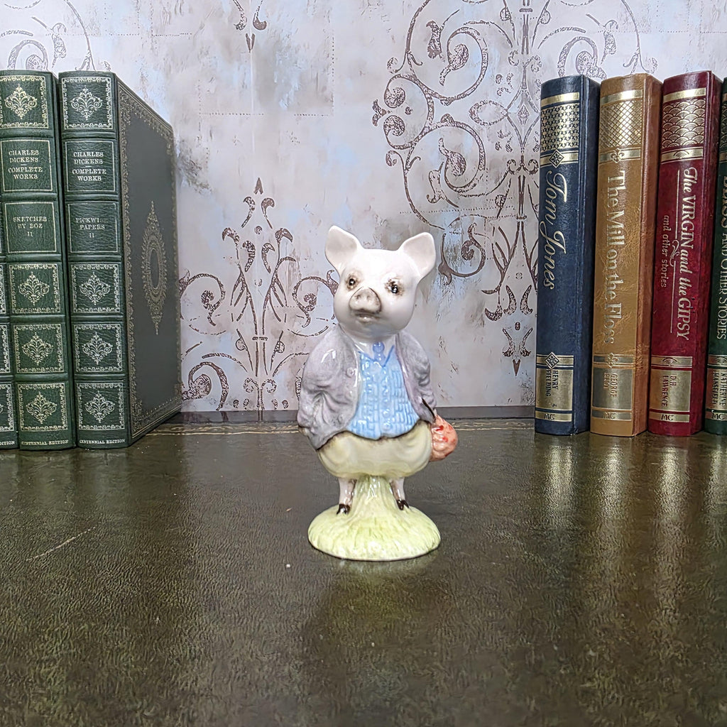 Royal Albert Pigling Bland Figurine Beatrix Potter | 1989 English Bone China | Boxed Collectible Figure
