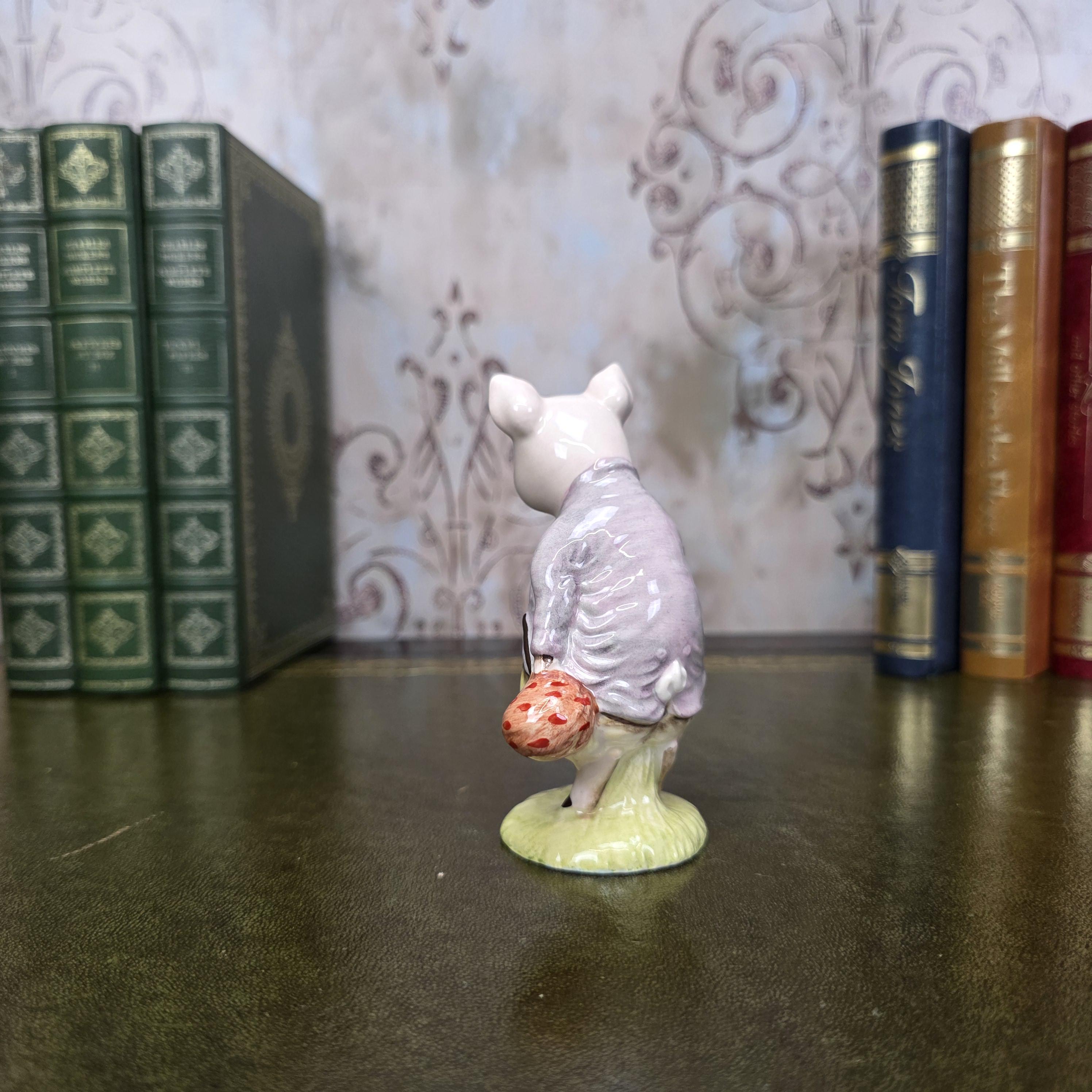 Royal Albert Pigling Bland Figurine Beatrix Potter | 1989 English Bone China | Boxed Collectible Figure
