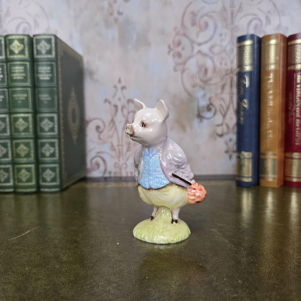 Royal Albert Pigling Bland Figurine Beatrix Potter | 1989 English Bone China | Boxed Collectible Figure