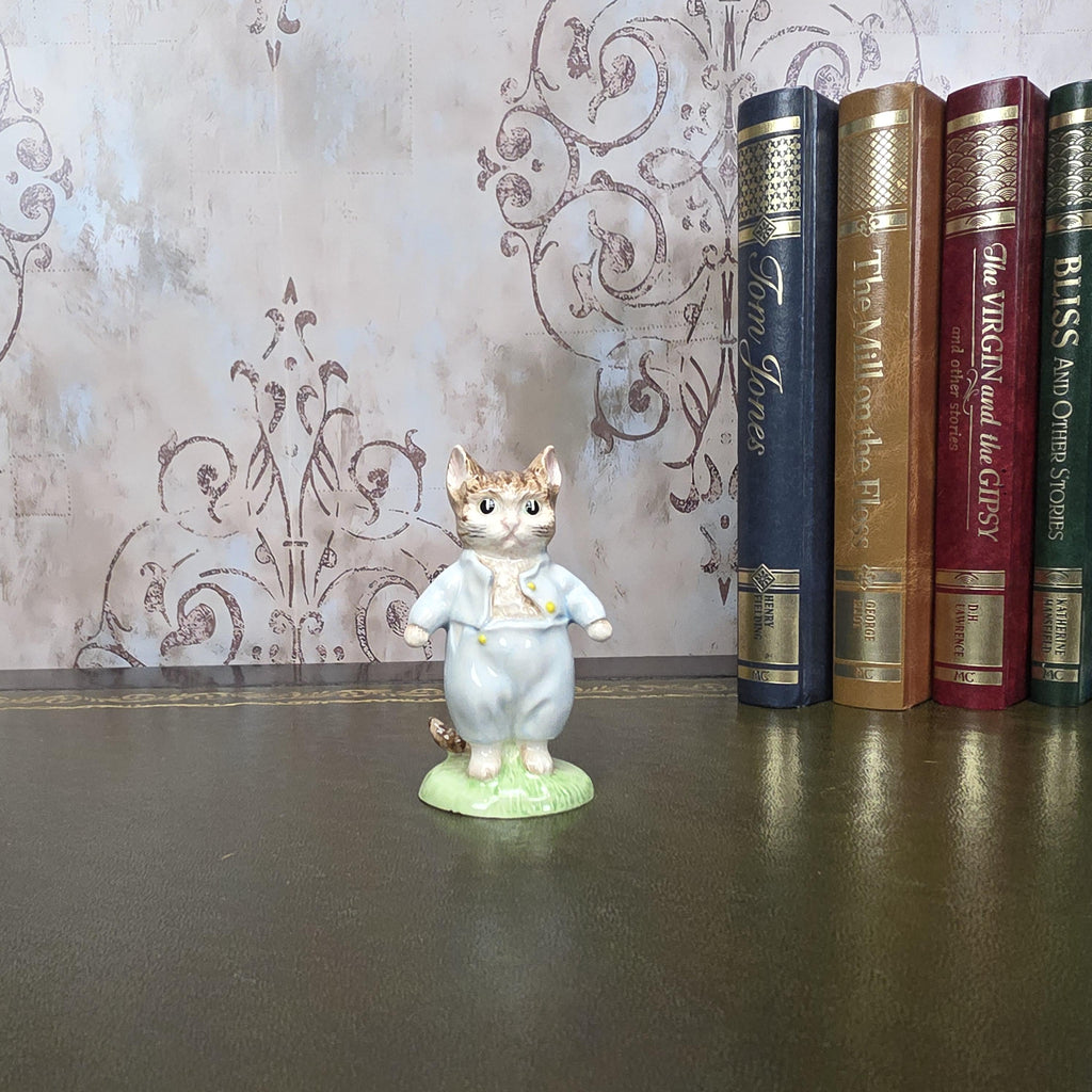 Royal Albert Tom Kitten Figurine Beatrix Potter | 1989 English Bone China | Boxed Collectible Figure