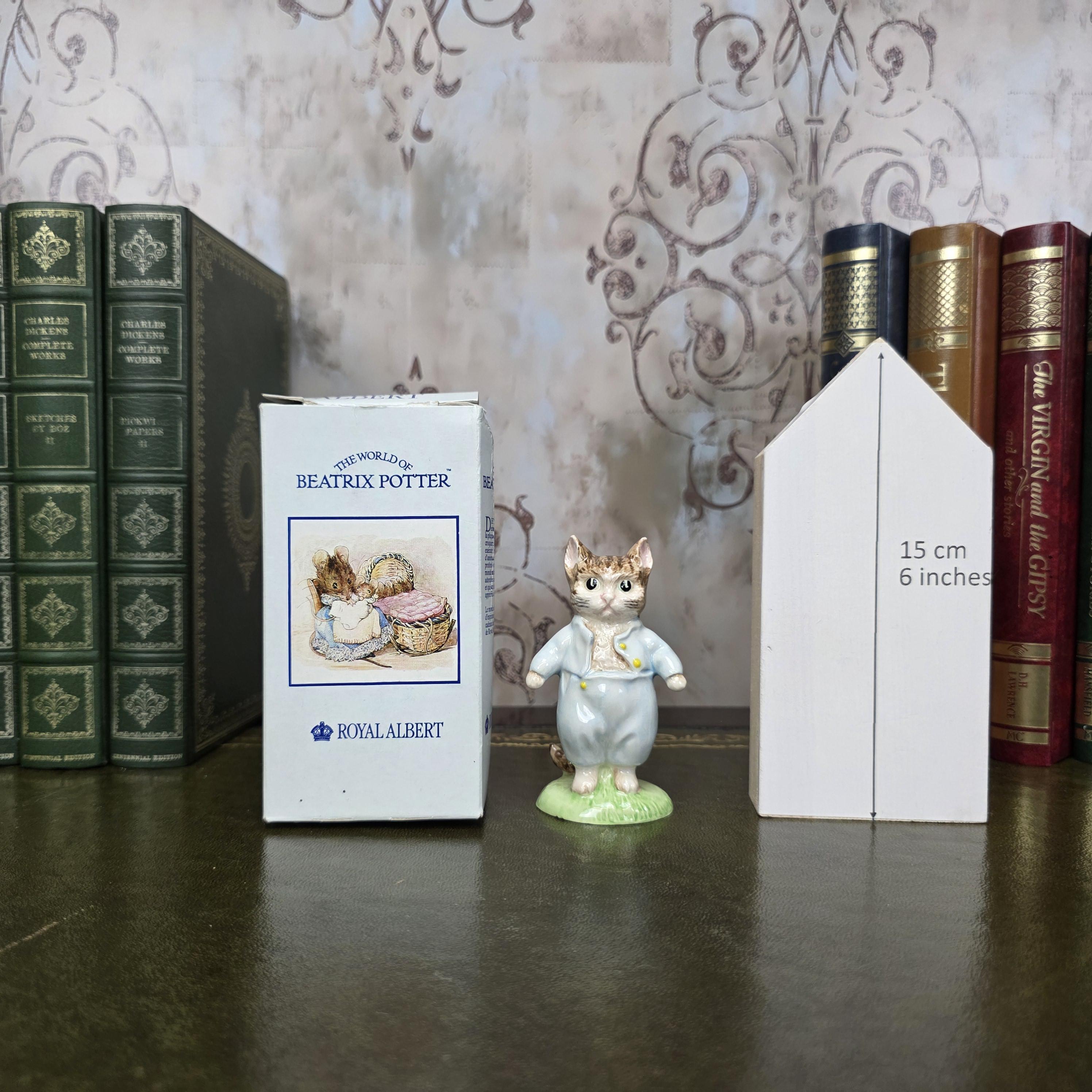 Royal Albert Tom Kitten Figurine Beatrix Potter | 1989 English Bone China | Boxed Collectible Figure
