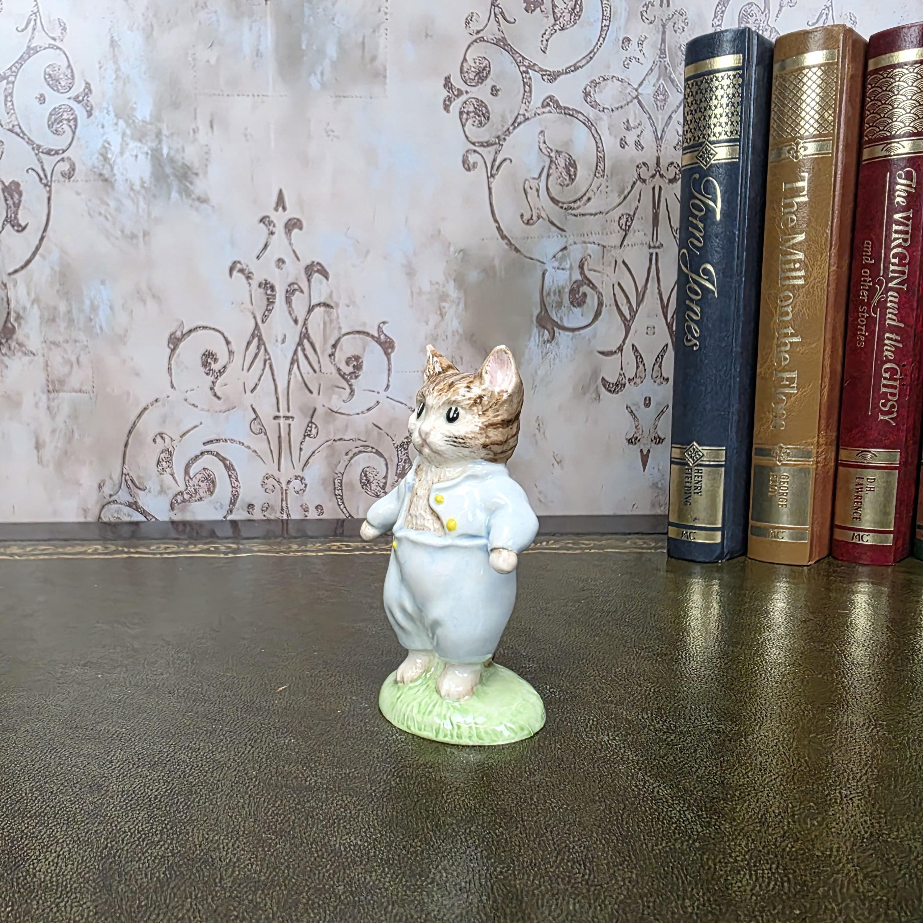 Royal Albert Tom Kitten Figurine Beatrix Potter | 1989 English Bone China | Boxed Collectible Figure