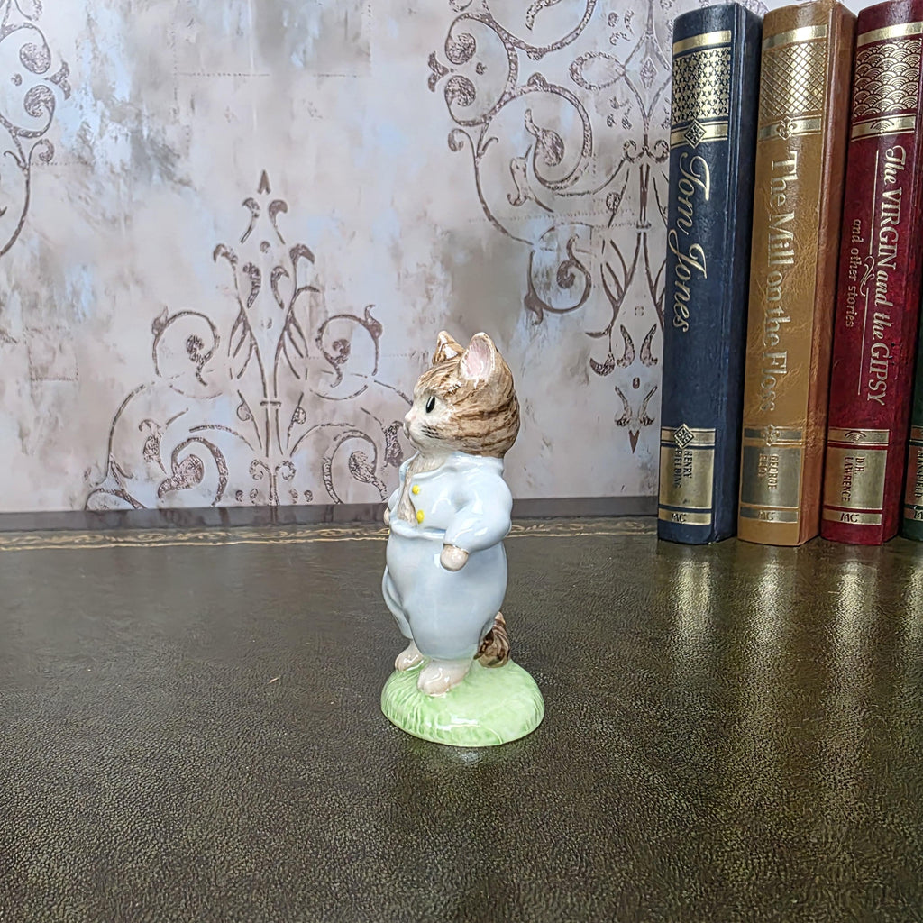 Royal Albert Tom Kitten Figurine Beatrix Potter | 1989 English Bone China | Boxed Collectible Figure