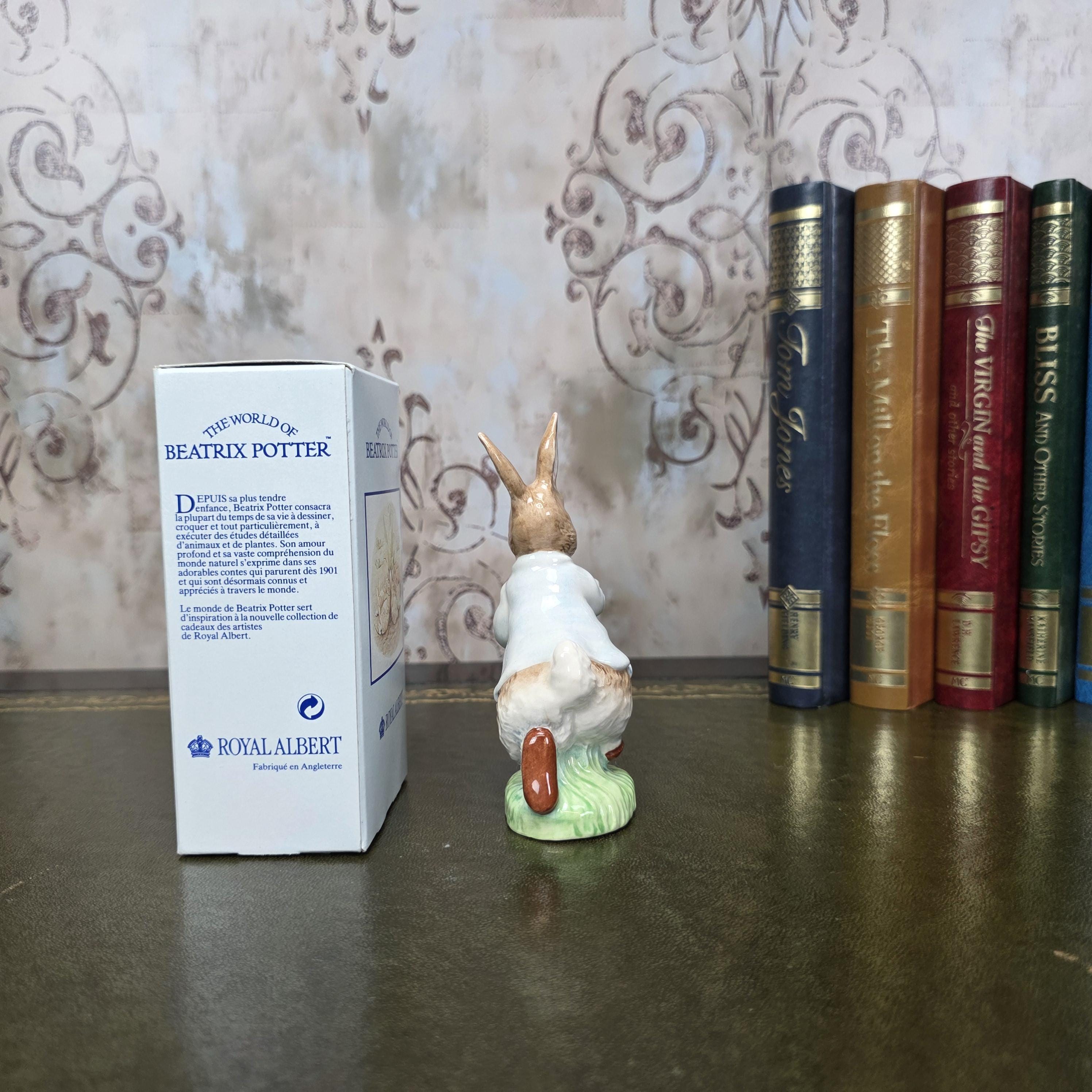 Beatrix Potter Peter Rabbit Figurine Royal Albert | 1989 English Bone China | Boxed Porcelain Figure