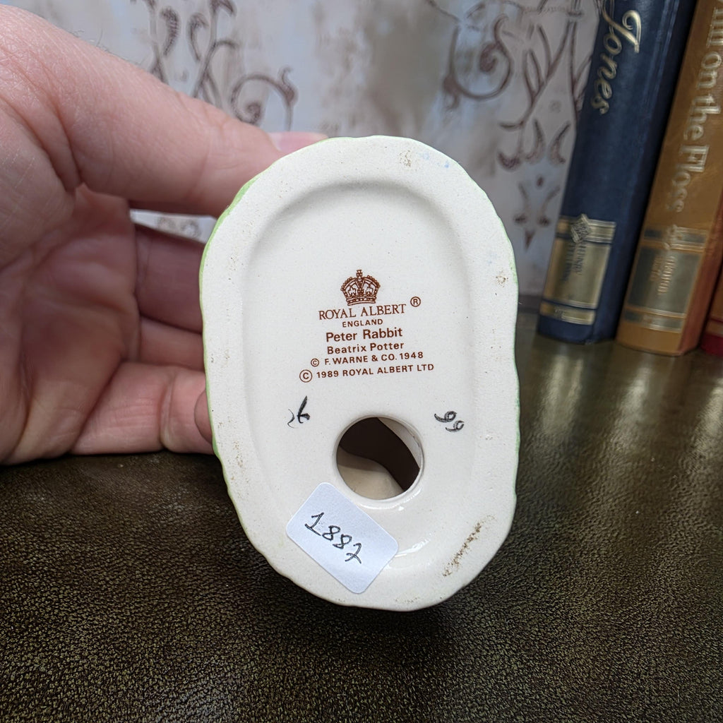 Beatrix Potter Peter Rabbit Figurine Royal Albert | 1989 English Bone China | Boxed Porcelain Figure